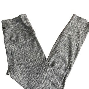 PINK Victoria's Secret Yoga Leggings Ribbed Grey Heathered‎ Athleisure Size S